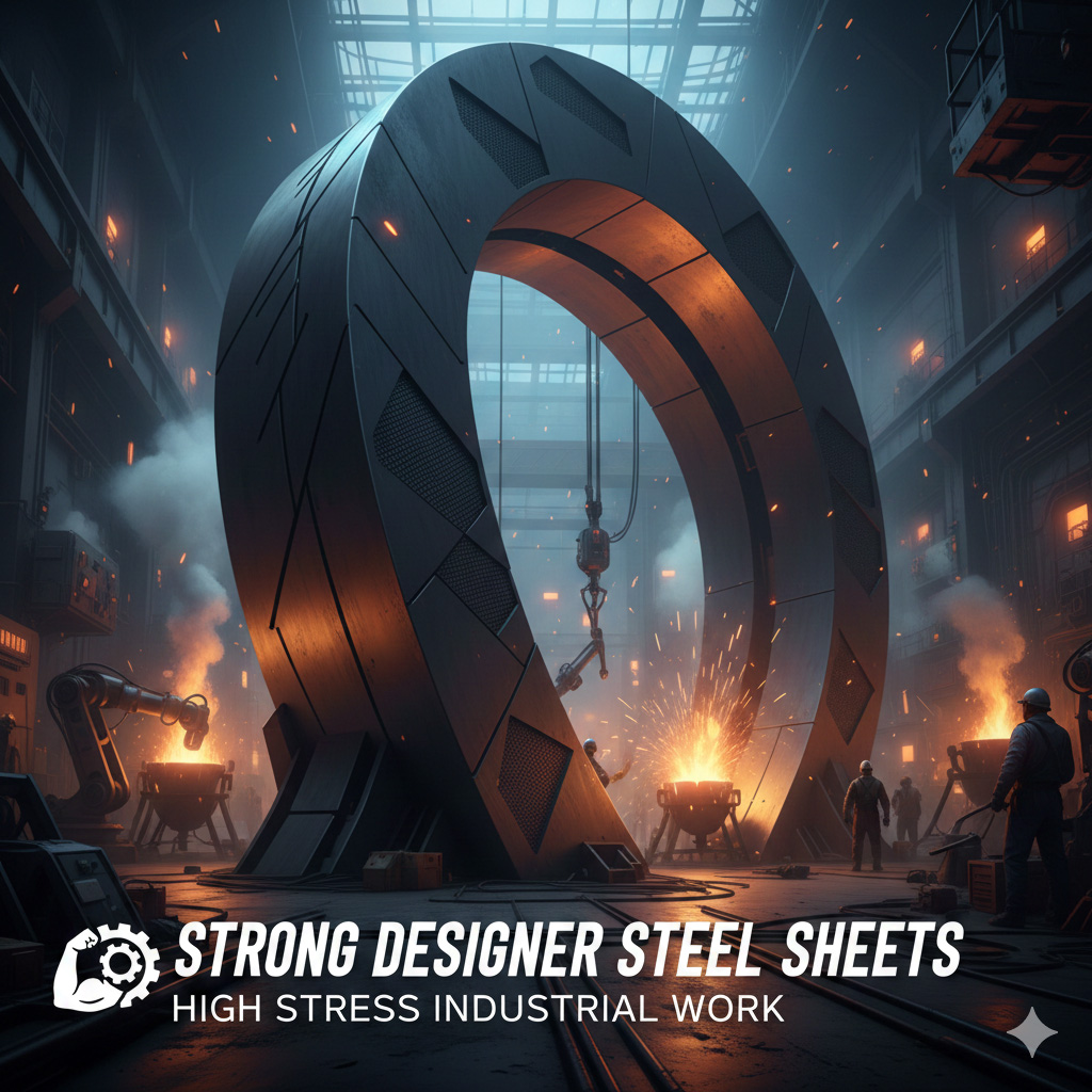 Strong Designer Steel Sheets for High Stress Industrial Work
