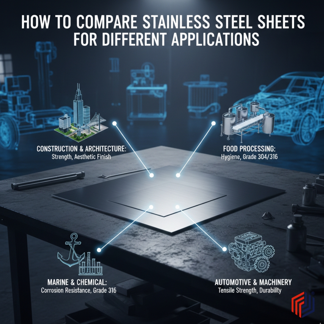 How to Compare Stainless Steel Sheets for Different Applications
