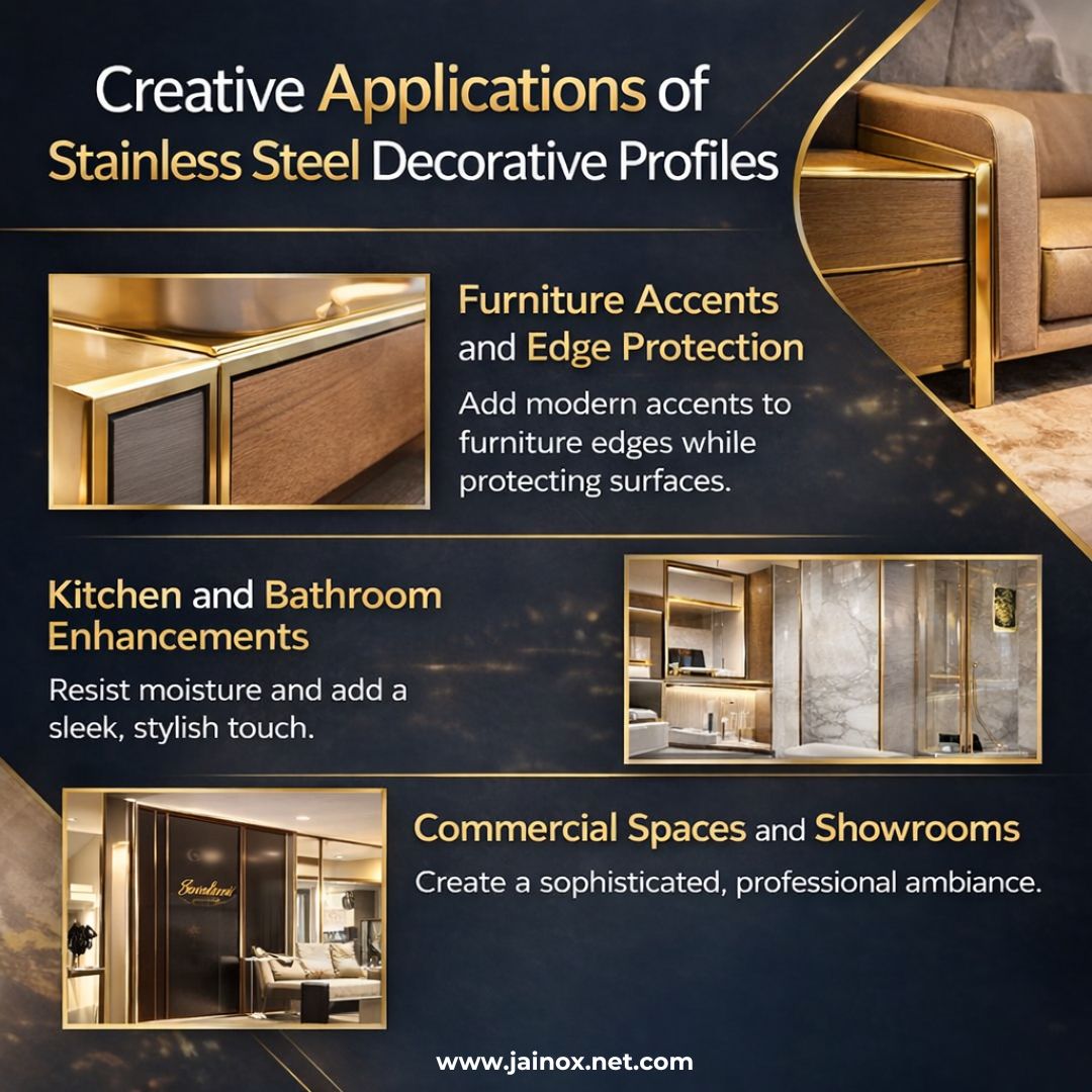Creative Applications of Stainless Steel Decorative Profiles