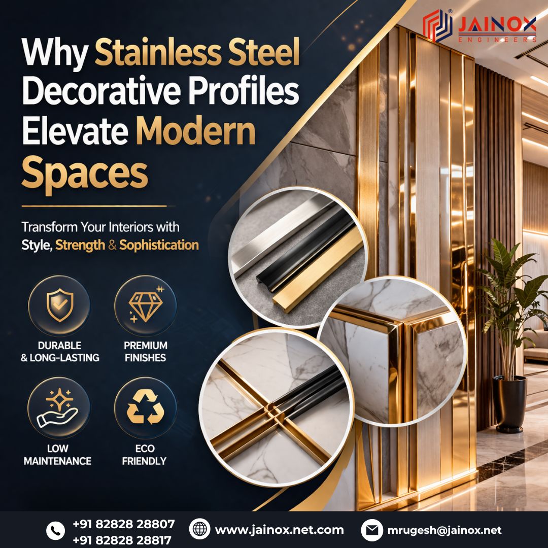 Why Stainless Steel Decorative Profiles Elevate Modern Spaces