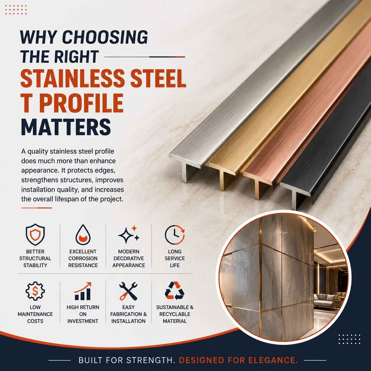 Why Choosing the Right Stainless Steel T Profile Matters