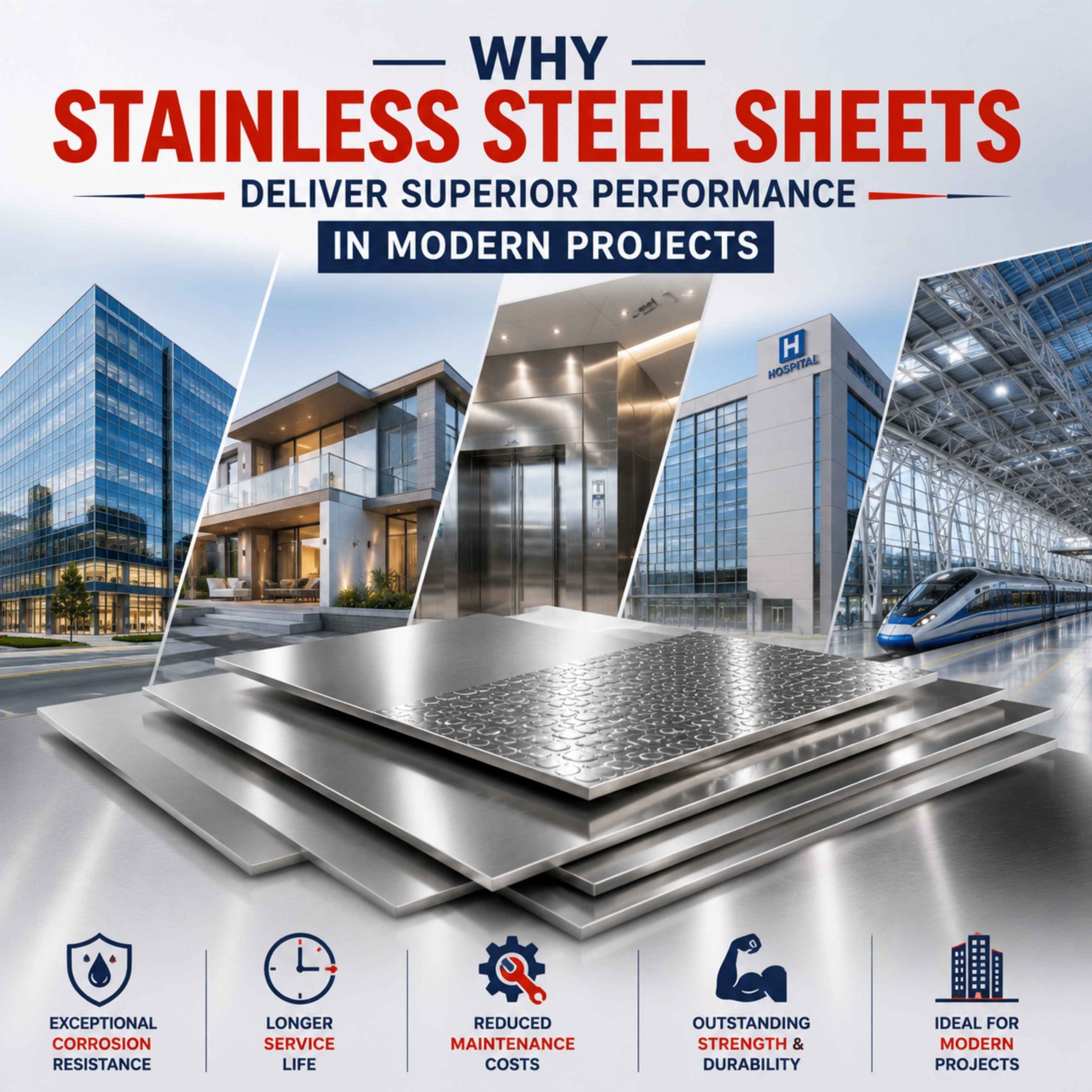 Why Stainless Steel Sheets Deliver Superior Performance in Modern Projects